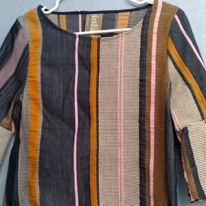 Dolan Left Coast Collection Striped Blouse Bell Sleeve Top‎ XS